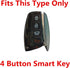 Rpkey Silicone Keyless Entry Remote Control Key Fob Cover Case protector Replacement Fit For 2015 2016 Hyundai Genesis 2013 2014 2015 Santa Fe 201...