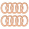 M12 Copper Oil Drain Plug Crush Washer Gasket Fits for BMW, M12 x 17 x 1.5, 10 Pack...