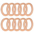 M12 Copper Oil Drain Plug Crush Washer Gasket Fits for BMW, M12 x 17 x 1.5, 10 Pack...