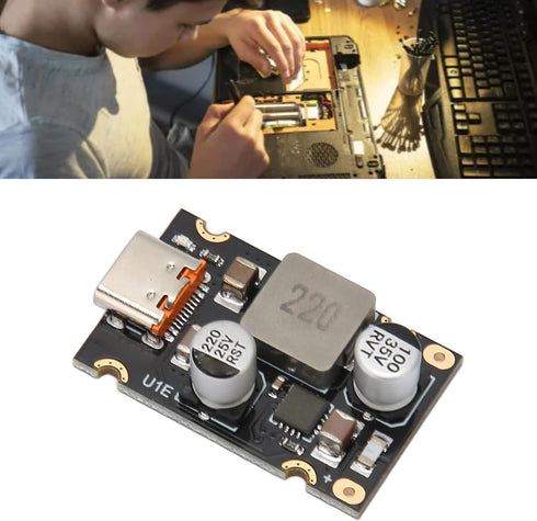 Tangxi PD65W Fast Charging Module, 5V3A 9V3A 12V3A 20V3.25A to USB C PD3.1 QC3.0 Charging Circuit Board for Phone Fast Charging...