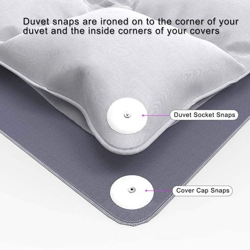 Duvet Cover Snaps Metal 16 Pcs...