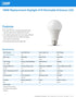 Feit Electric A19 100W Equivalent LED Light Bulbs, Dimmable, 5000k Daylight, 1600 Lumens, 22 Year Lifetime, E26 Base, CRI 90, UL Listed, Damp Rate...
