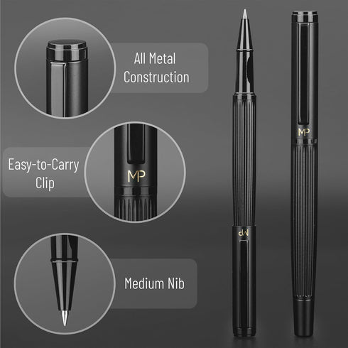 Mr. Pen- Luxury Pen, Matte Black Barrel, Black Ink, Fancy Pen, Fancy Pens for Women, Nice Pens for Men, Pen Gift, Writing Pens, Metal Pen, Fancy P...