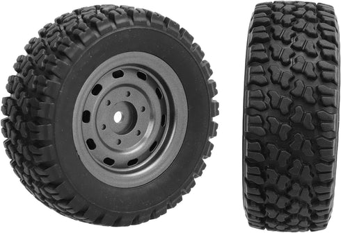 RC Off Road Tires, 2Pcs 82mm 1/16 RC Rubber Tires RC Car Spare Part for SCY 16103 1/16 RC Off Road Car...