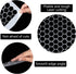 GORGECRAFT Honeycomb Stencil Templates 30x30cm Large Washable Reusable Plastic Square Stencil Sign for Painting on Wood Wall Scrapbook Card Floor ...
