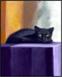 Posterizer 1 pcs-beautiful cat-kitty in the house art 1-Art for Animal Lovers Gift for Men Women Entrepreneur Teens Decor for Home & Office- unf...
