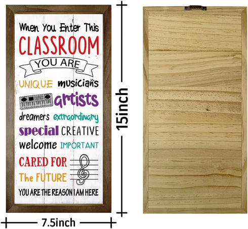 Music Classroom Supplies, Music Classroom Frame Decor, Hanging Music Classroom Décor, Music Wood Wall Art, Music Education, Music Classroom Wall D...