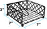 Blue Donuts Lattice Collection Napkin Holder – Napkin Holders for Tables, Dining Table Napkin Holders for Kitchen, Flat Napkin Holder, Black...