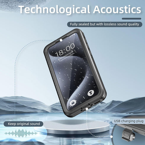 Waterproof Case for Samsung Galaxy A35 5G,IP68 Waterproof Certified Shockproof Dustproof Snowproof Cover Full Body Heavy Duty Protection Fully Sea...