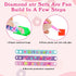 JOFONY 3 PCS Diamond Art Bracelet Kit,Diamond Painting Jewelry Art Bracelet Making Kit for Girls Kids Gem DIY EVA Bracelet Making Your Own Kit Gif...