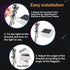 Solar Flag Pole Light, Bright White 6000k Flagpole Light Upgrade Solar Powered for 5ft 6ft Flag Pole,Waterproof Outdoor Dusk to Dawn Led Solar Lig...