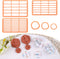Puocaon Stripe Tools Clay Cutters - 6 Pcs Checkerboard Polymer Clay Cutters for Jewelry Making, Irregular Circle Clay Cutters for Polymer Clay Ear...