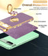 LeYi for Google Pixel 8A Phone Case: with 360° Rotatable Ring Holder Magnetic Kickstand, Plating Rose Gold Edge Protective Google Pixel 8A Case, P...