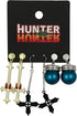 Hunter X Hunter Anime Manga Chrollo Lucifer Stud and Hook Earring 3 Pack...