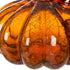Glitzhome Handblown Amber Crackle Glass Pumpkin for Fall Harvest Decorating (5.51" H)...
