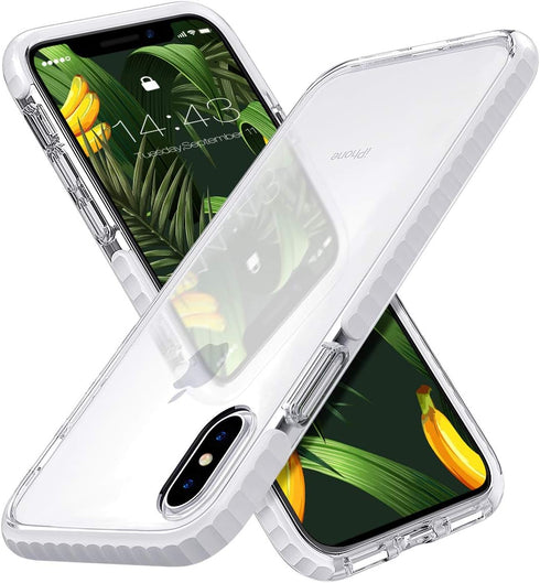 MATEPROX Compatible with iPhone Xs Max Case Clear Thin Slim Anti-Yellow Anti-Slippery Anti-Scratches Shockproof Bumper Cover Protective Case for i...
