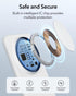 Meifigno Magnetic Wireless Charger for iPhone 15/14/13/12 Series, Fast Charging with PD3.0 20W USB-C Adapter & Charging Cable MagSafe Charger Stan...
