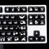 Hyekit Keycaps 108 Keys Backlight Keycap Set OEM Profile Double Shot Shine Through Custom Keycaps for Cherry Gateron MX Switches Mechanical Keyboa...