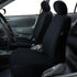 FH Group Car Seat Covers Front Set in Cloth - Car Seat Covers for Low Back Car Seats with Removable Headrest,Universal Fit,Automotive SeatCovers,W...
