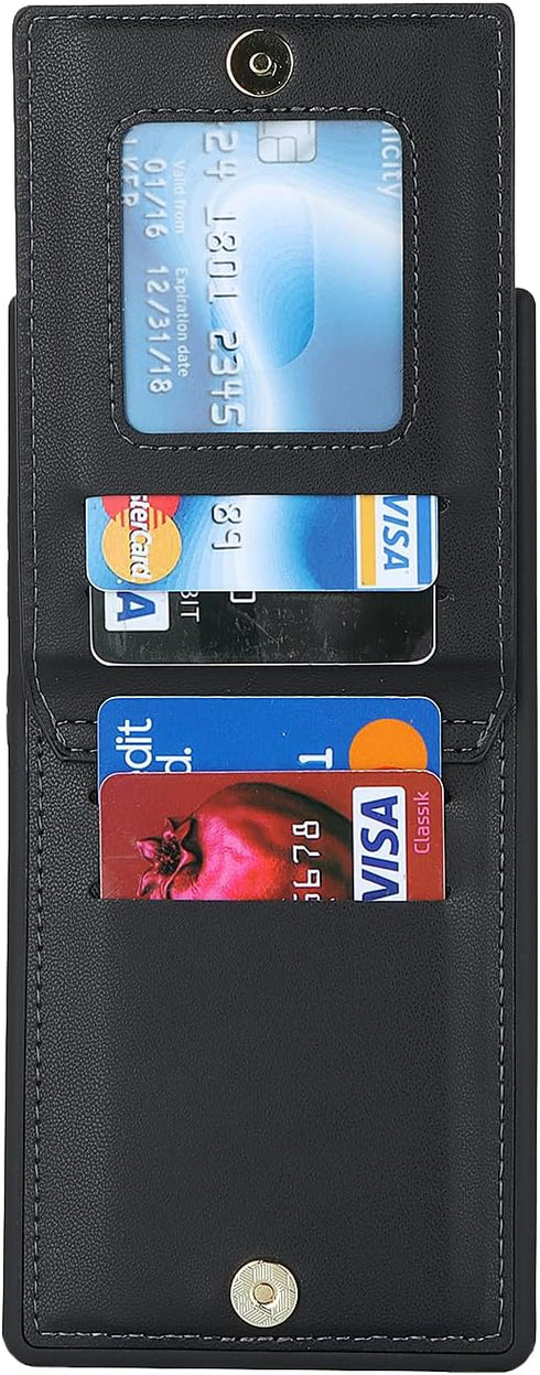 Samsung Galaxy S22 Ultra Case with Card Holder for Women, Samsung Galaxy S22 Ultra phone Case Wallet with Credit Card with Ring Kickstand Zipper S...