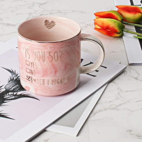Funny 50th Birthday Gifts for Women - Turning 50 Year Old Birthday Bday Gift Ideas for Wife, Mom, Daughter, Sister, Aunt, Best Friends, Coworkers ...