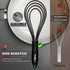 Walfos Whisk 11inch Flat Whisks and 10inch Balloon Whisk Combo,Silicone whisks for cooking,Non Scratch Coated Wisk,Suitable for Ceramic Coated pan...