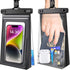 Waterproof Phone Pouch, Cruise Ship Essentials 2 Pack 9" Water Proof Pouch Case for iPhone 15 14 13 12 Plus Pro Max Samsung Carnival 2024 Dry Bag ...