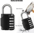Combination Lock Waterproof 4 Digit Padlocks with Combination Code, Zinc Alloy Combination Lock for Door, Tool Boxes, Schools, Gym, Garden, Fences...