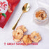 Simple Slices Gourmet Nut Baked Apple Chips (Red Apple, 0.75 Ounce (Pack of 8 Bag))...