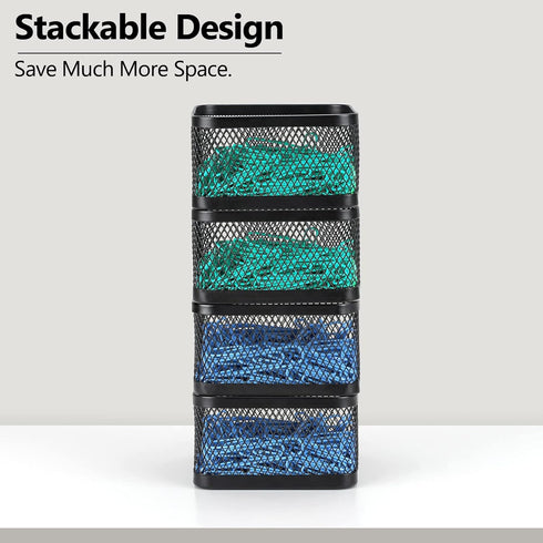 MaxGear Paper Clip Holder Paper clips Holder for Desk, Mesh Paper Clip Holders Paper Clip Box for Desk Paper Clip Organizer Office Binder Clip Hol...