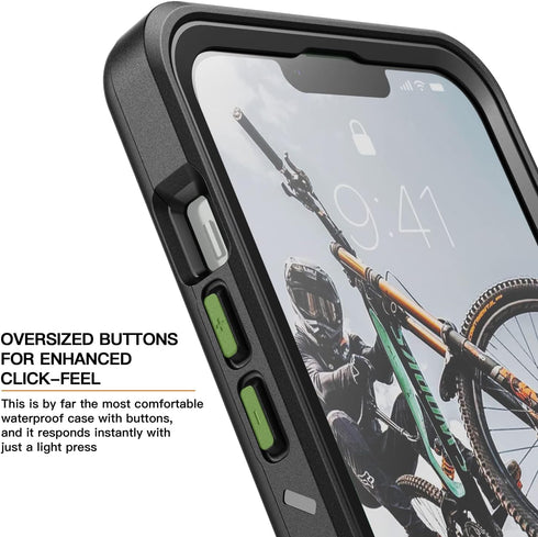 inkolelo Aqua Shield Series Designed for iPhone 13 Pro Max Waterproof Case Built-in Screen Full-Body Protector with Neck Lanyard for iPhone 13 Pro...