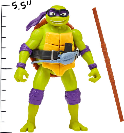 Teenage Mutant Ninja Turtles: Mutant Mayhem 5.5” Donatello Deluxe Ninja Shouts Figure by Playmates Toys...