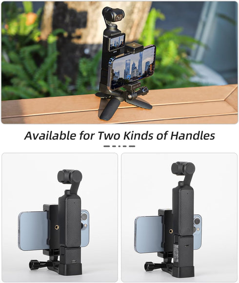 BTG Front Cellphone Mount for DJI OSMO Pocket 3 Accessories Phone Mount Holder Stand...
