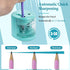AUAUY Electric Pencil Sharpener with Double Hole, USB/Battery Operated Automatic Sharpener with 4 Extra Knife Holders, for 6-8mm/9-12mm Standard P...