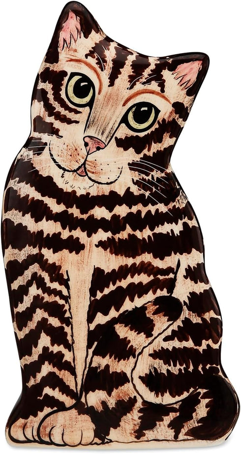 Pavilion Gift Company - Rescue Me Now - Small Brown Tabby Vase, 8-1/2-Inch Tall...
