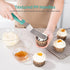 Icing Spatula, U-Taste Offset Spatula Set with 6", 8", 10" Blade, 18/0 Stainless Steel with PP Plastic Handle Angled Cake Decorating Frosting Spat...