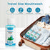 25 Travel Size Mouthwash Bulk Mini Mouthwash, Fresh Mint Portable Mouthwash Individual 1.2oz/35ml Mouthwash Bottles for Travel Toiletry Kits...