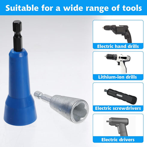 2 Pack Drill Wire Twister More Convenient Wire Twister Tool Electrician with 1/4" Chuck Tools Ideal Tool for Drill Wire Nut Twister...