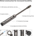 Butane Lighter Torch Long Lighter Refillable Jet Lighter Windproof Lighter with Visual Fuel Window Flexible Neck Lighter for Grill Fireplace Stove...