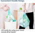 AYOTEE Small Trash Bags with Handles,100 Counts Small Biodegradable Trash Bags 4 Gallon Trash Bags, Unscented Strong Small Garbage Bags 15 Liter W...
