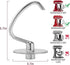 Stainless Steel Dough Hook for KitchenAid 4.5-5 Quart Tilt-Head Stand Mixer, Versatile, Spiral Design, Corrosion Resistant...