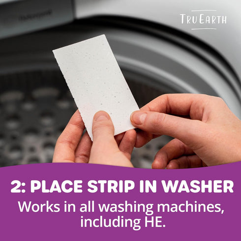 Tru Earth Compact Dry Laundry Detergent Sheets - Up to 64 Loads (32 Sheets) - Paraben-Free - Original Eco-Strip Liquidless Laundry Detergent, Trav...