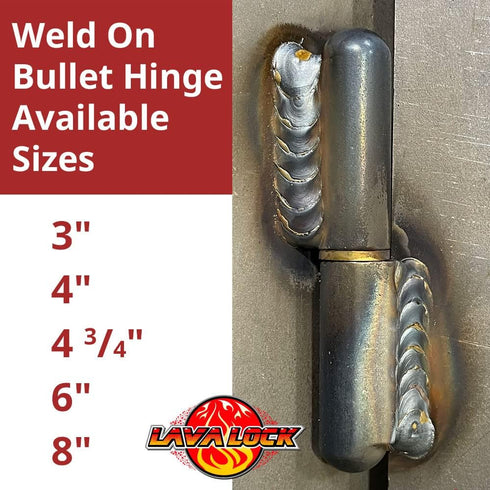 4 3/4" Weld On Bbq Smoker Pit Bullet Door Lid Hinge greasable zerk 4.75 in parts...