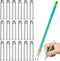 18 Pieces Plastic Pencil Caps, Pencil Tip Protector Cover Clear Pencil Toppers Clear Pencil Caps for Wooden Pencils Extender Holders for Student S...