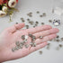 50 Pairs Metal Pin and Pin Backings, 8mm Length 4mm Width Blank Pins for DIY Enamel Pins Jewelry Gift Craft Making...