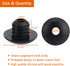 Pegboard Hook Locks, for Stopping Hooks from Falling Off, 120PCS, Black...