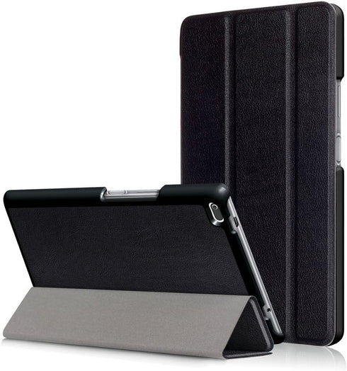 Custer Case for Lenovo Tab 4 8 TB-8504F TB-8504N,Ultra-Thin PU-Leather Hard Shell Cover for Lenovo Tab 4 8 TB-8504F TB-8504N - Black...