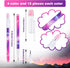 Kolewo4ever Galaxy Stackable Pencil Outer Space Multi Point Pencils Non Sharpening Pop up Pencil with Matching Eraser Teacher Supplies for Classro...
