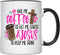 YouNique Designs Coffee & Jesus, Christian Mug, 11 Ounces, Scripture Coffee Mug for Women, Christian Cups, Christian Coffee Mugs for Women, Bible ...