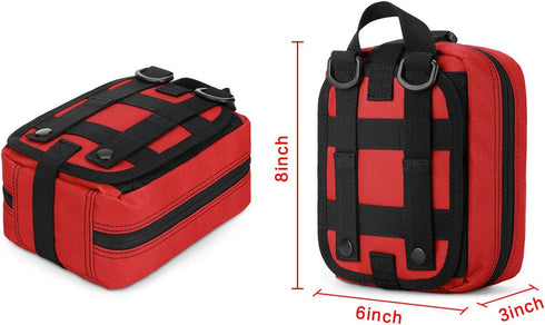 Gonex MOLLE Medical Pouch EMT First Aid Pouch Rip-Away IFAK Tactical Utility Pouch for Outdoor Activities Medical Supplies (Bag Only)...